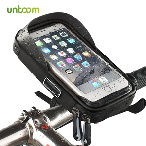untoom 6 0 inch waterproof bicycle phone holder bike motorcycle handlebar cell phone stand mount for iphone samsung xiaomi redmi free global shipping