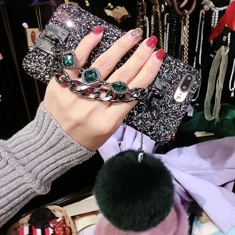 Luxury Bling Glitter Coque Case For Samsung Galaxy S9 Plus Shinning Women Girl Lady Style Phone S9Plus |