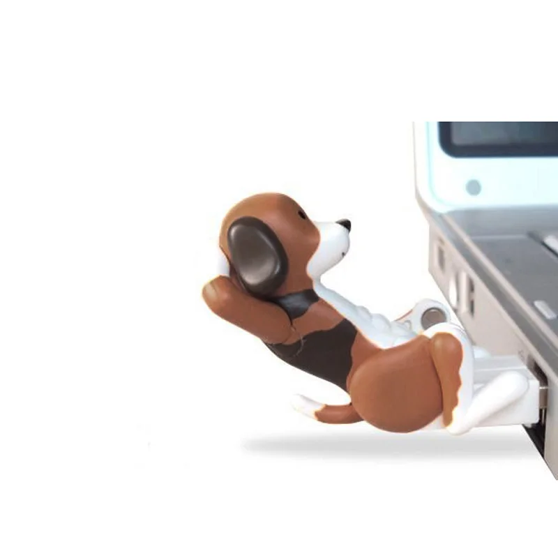 Портативный мини милый USB 2 0 Забавный прыгающий Спот Собака Rascal игрушка для