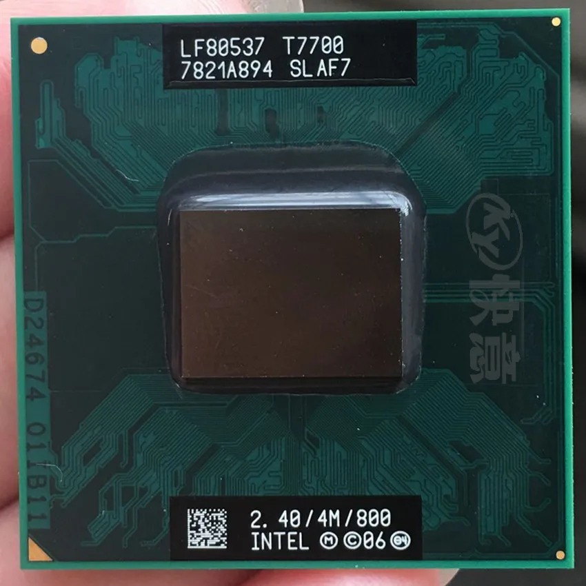 Процессор Intel Core 2 Duo T7700 для ноутбука процессор PGA 478 ЦП 100% работающий должным
