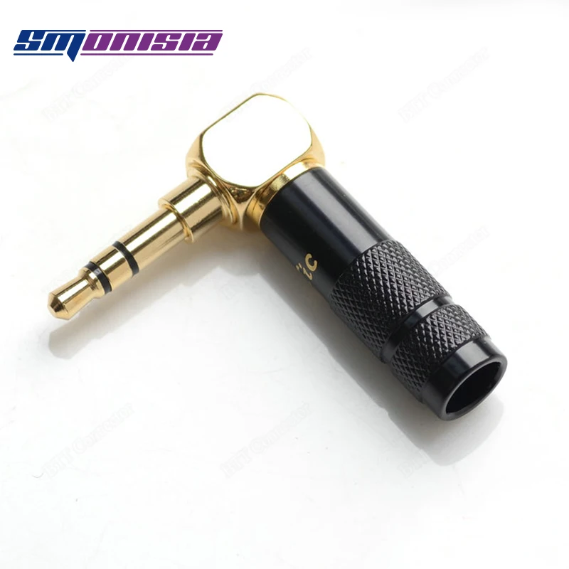 10 шт.-1000 шт. позолоченный штекер для двухсторонней стереогарнитуры Pailiccs 3 5 мм |
