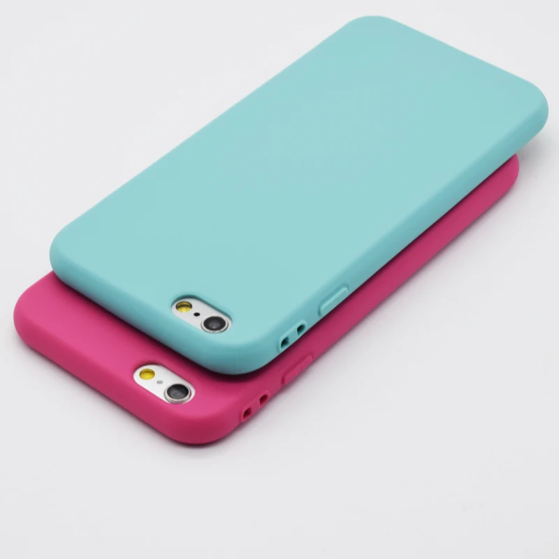 Мягкий матовый чехол CAPSSICUM для iPhone 6 6S Plus силиконовая задняя крышка из ТПУ