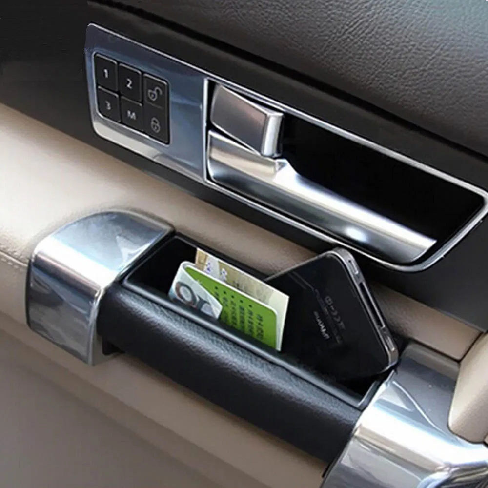 

Door Handle Armrest Holder Storage Magic Charger Coin Tidying Box For Discovery4 Dicovery 4 LR4 interior Accessories