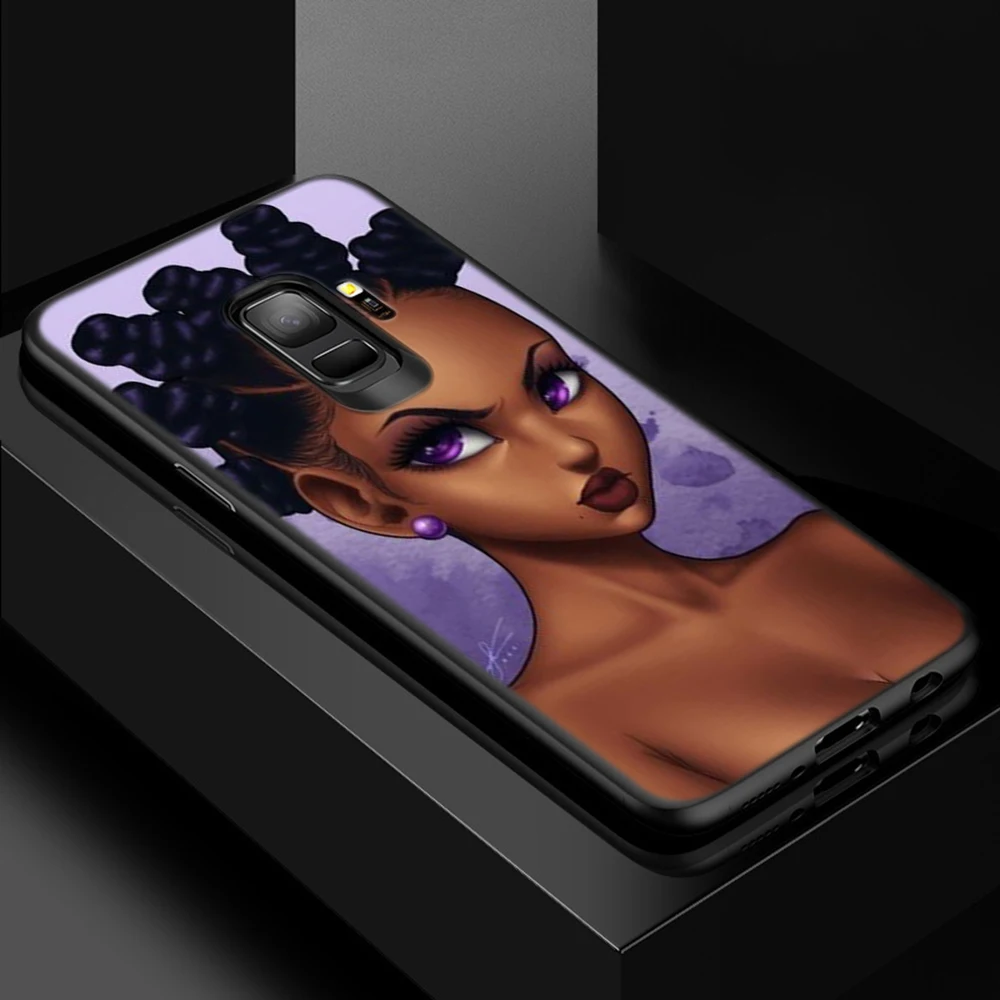 Мягкий ТПУ чехол для телефона Lavaza Black Girl Magic Melanin Poppin Samsung Galaxy A10 A30 A40 A50 A70 M10 M20 M30