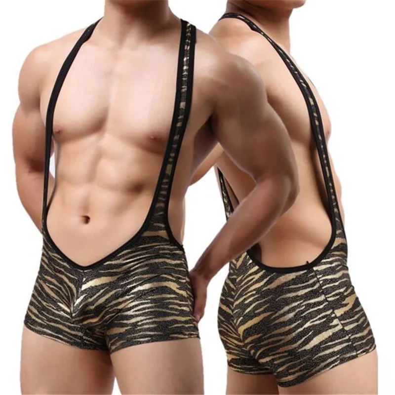 Новое поступление сексуальное мужское модное нижнее белье с леопардовым принтом