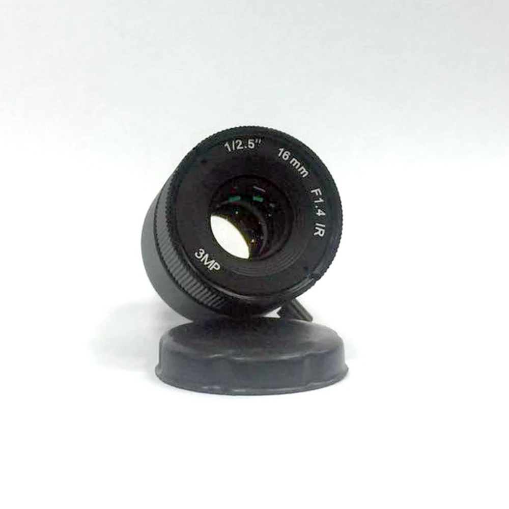 Новый фиксированный объектив 16 мм 1/2 5 &quotF1.4 IR 3MP CS для камеры видеонаблюдения