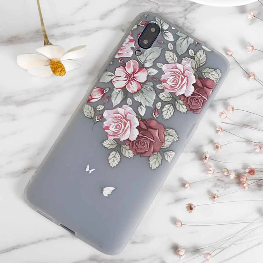 Красный фиолетовый розовый силиконовый чехол для Samsung Galaxy A10 A30 A50 S10 5G M10 M20 A8S A6S S10E