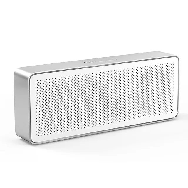 Xiaomi HD стерео динамик квадратная коробка 2 Bluetooth V4.2 1200 мАч Aux линейный-в громкой связи портативный беспроводной динамик с микрофоном - Цвет: white standard