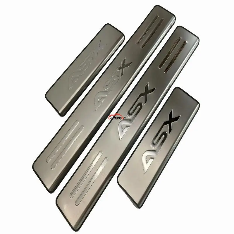 Stainless steel Door Sill trim Scuff Plate protector Car Accessories For Mitsubishi ASX 2011 2013 2017 2018 car styling sticker |