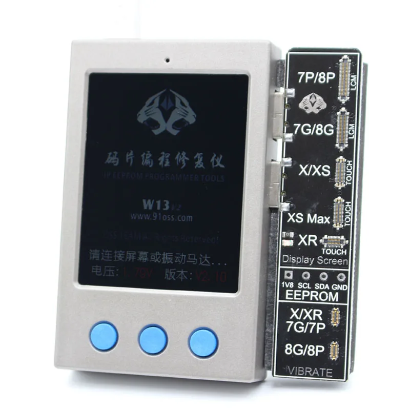 W13 ЖК дисплей датчик окружающего света вибратор ремонт IP EEPROM программист для iPhone 7