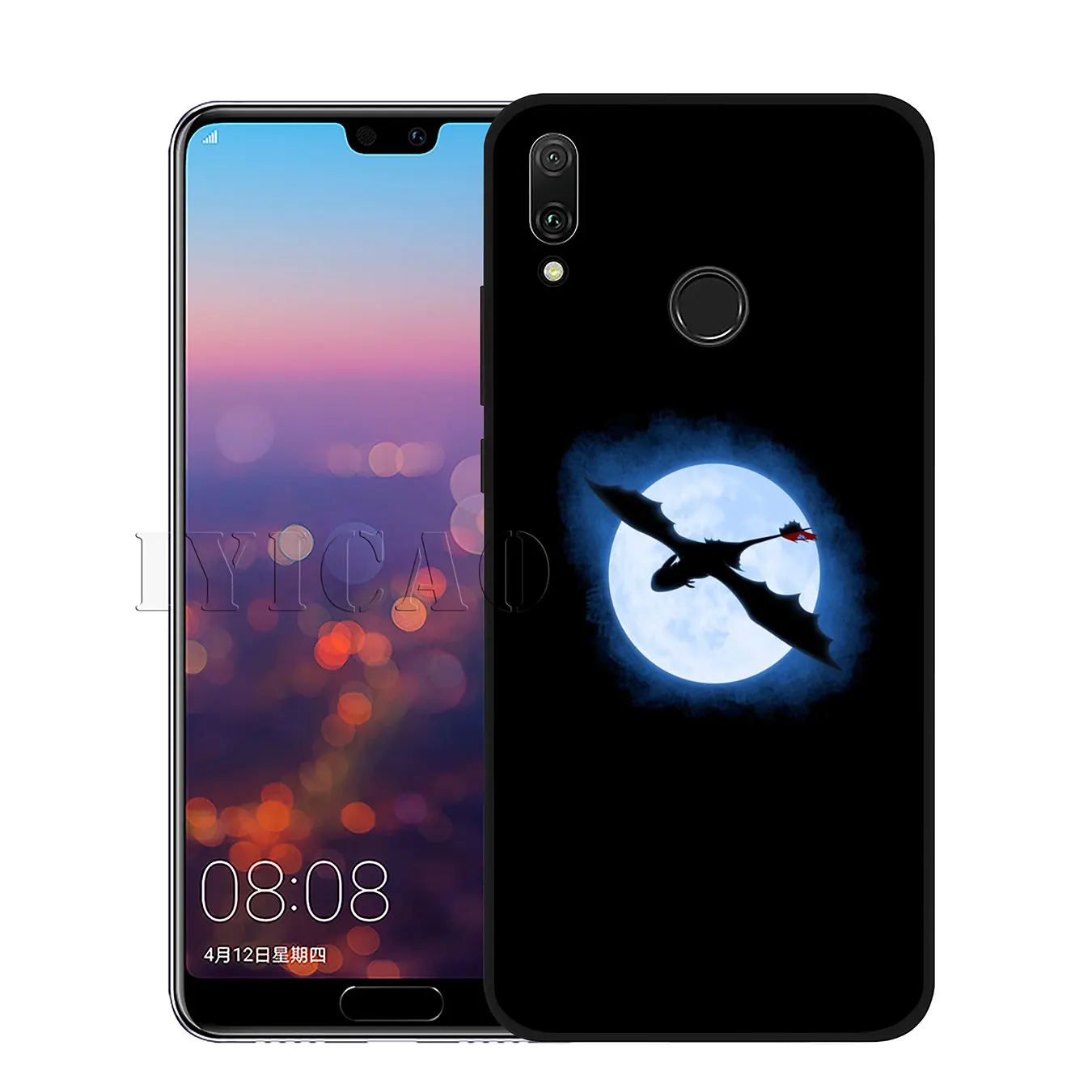 IYICAO Беззубик Как приручить дракона мягкий чехол для huawei P20 Pro P10 P8 P9 P30 Lite Mini P Smart - Цвет: 8