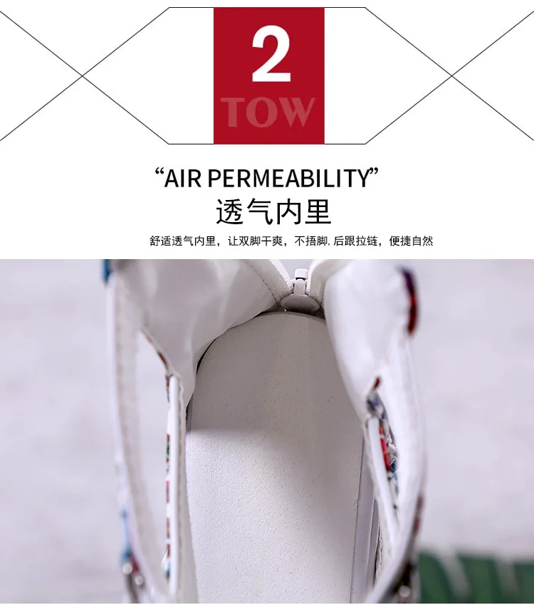 Zhen zhou/; женские босоножки на танкетке; Летняя обувь на высоком каблуке; chaussures femme; Босоножки на платформе; Белая обувь