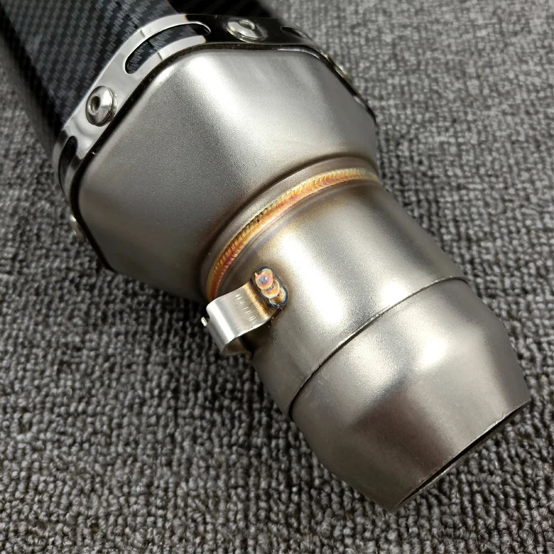 MT 07 Z750 универсальный мотоцикл выхлопной модифицированный Глушитель Трубы грязи