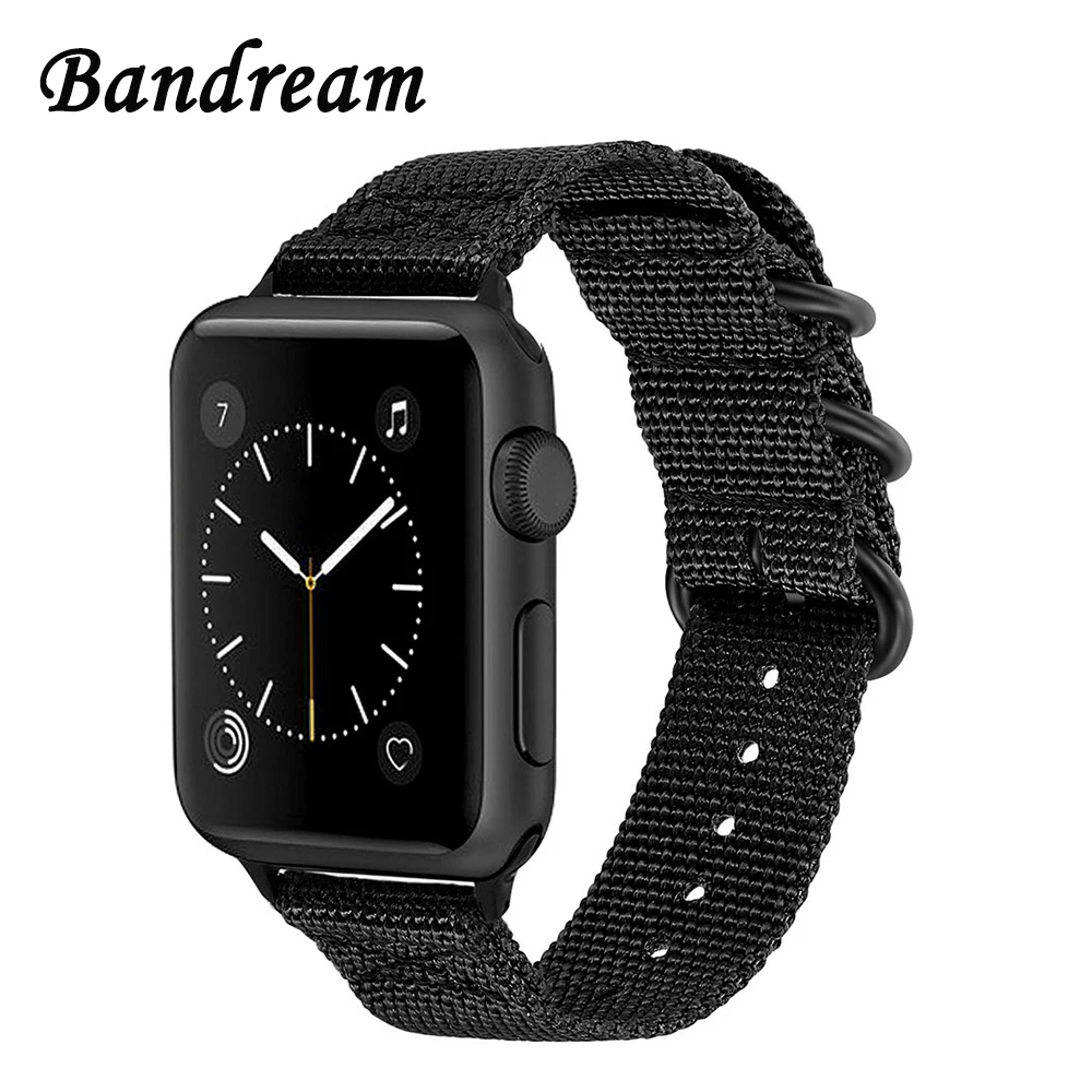 Ремешок нейлоновый для iWatch Apple Watch SE 6 5 4 3 2 1 44 мм 40 42 38 мм|Ремешки часов| |
