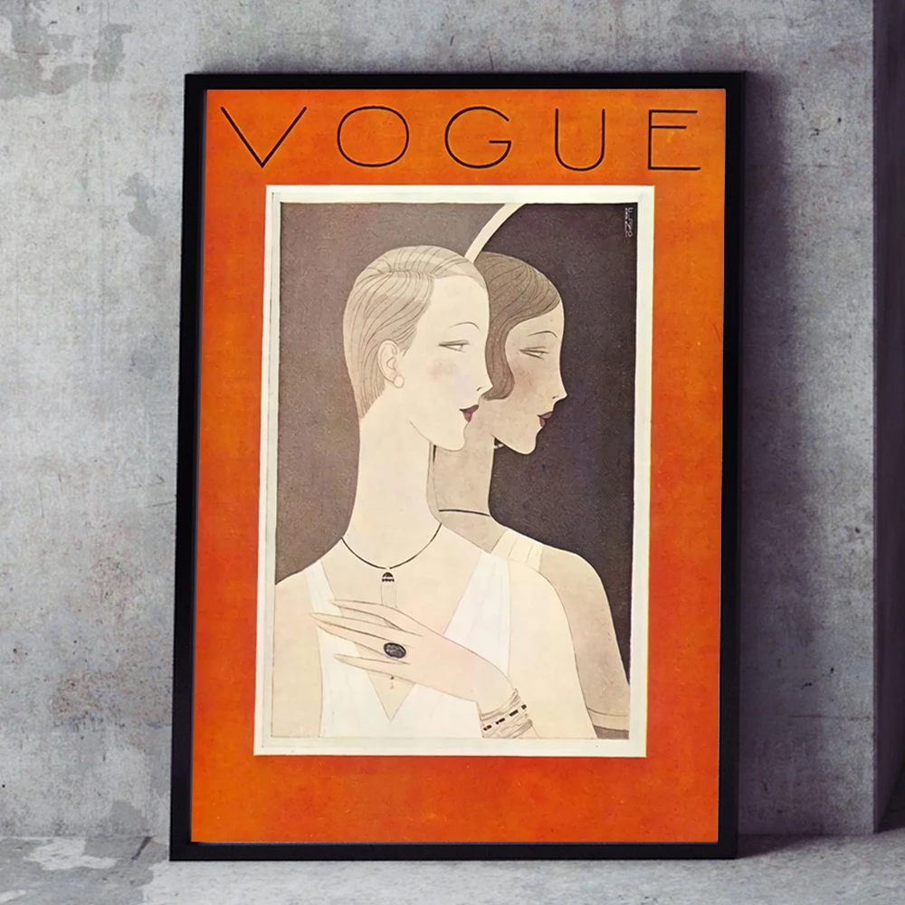 Винтажный Куадрос Vogue рисунок цитаты плакаты и принты холст настенный поп-арт черно-белая живопись скандинавские декоративные картины