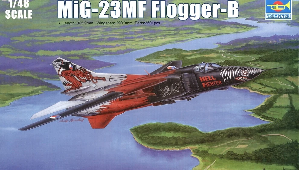 

Труба 02854 1:48 Советский Союз MIG-23MF "кнут" B модель сборки