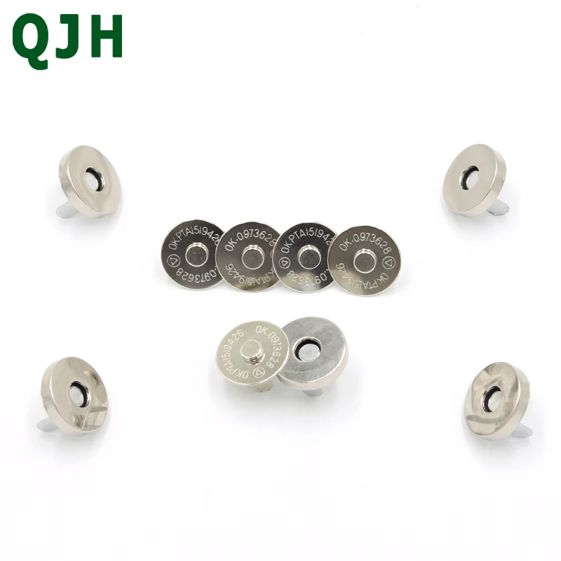 5 шт./набор серебряные сумки Крючки для рукоделия и одежды магнитные кнопки