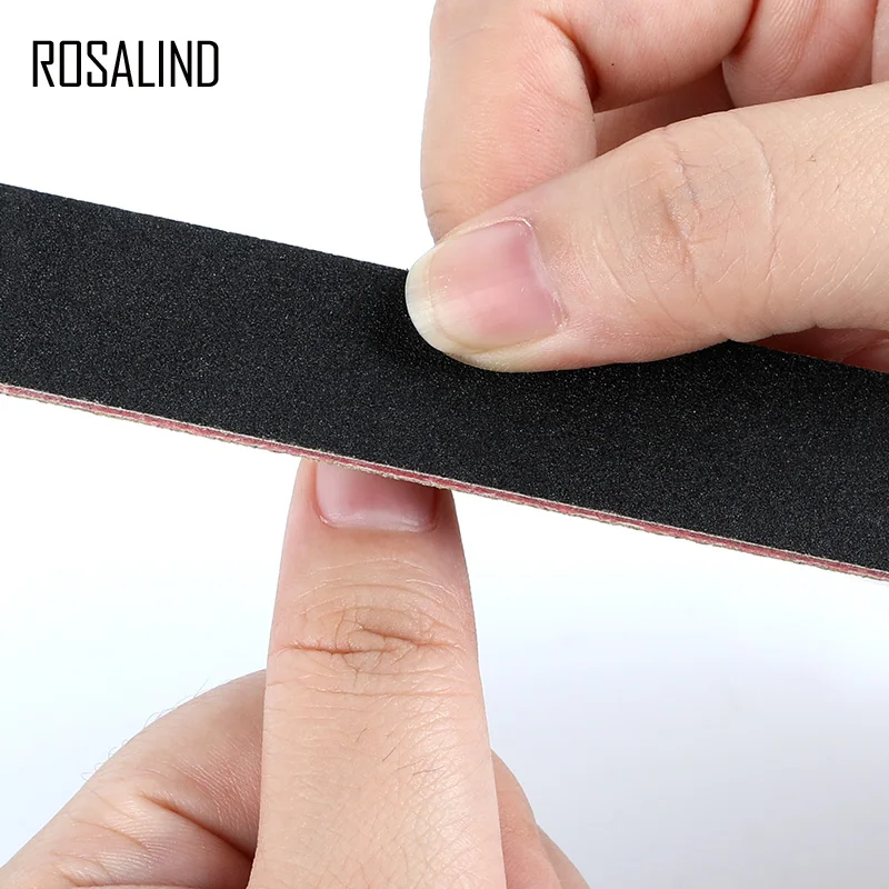 Пилка для ногтей ROSALIND 10 шт./компл. набор маникюра пилочки ногтей|Пилки и буферы| |