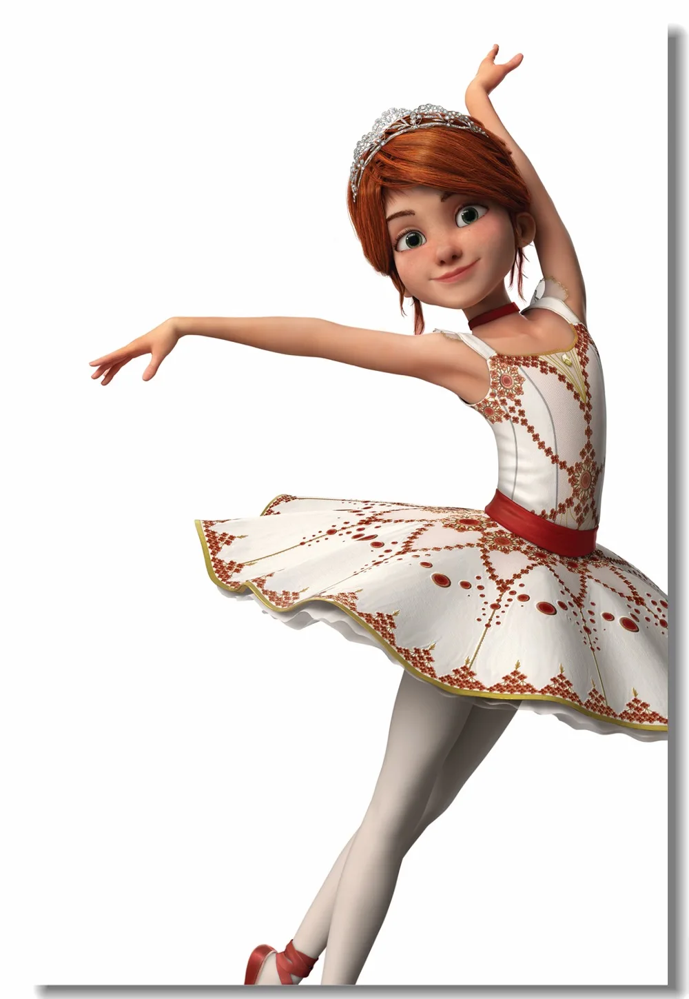 Пользовательская печать Настенный декор балерина поздравительная плакат