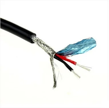 

Бесплатная доставка 5 метров Чистая медь/2*0,3/0,5 квадратный/2 ядра/двойной экранирующий кабель/485/22awg / RS232 мягкий