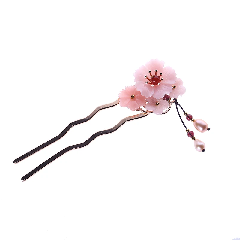 U-образный шпильки Женские китайский ветровая пластина волос полностью ручная