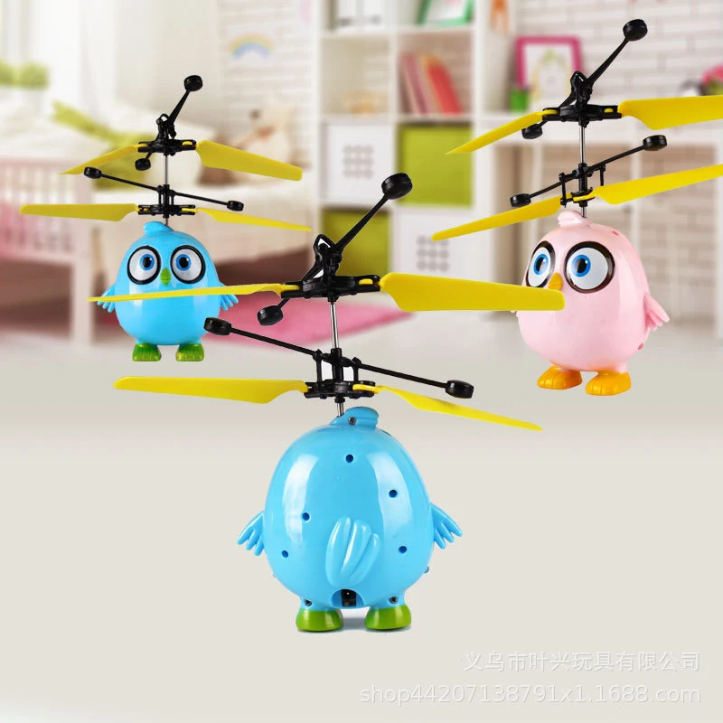 Светящиеся летающие Angry Bird рождественские новогодние игрушки для детей крылья
