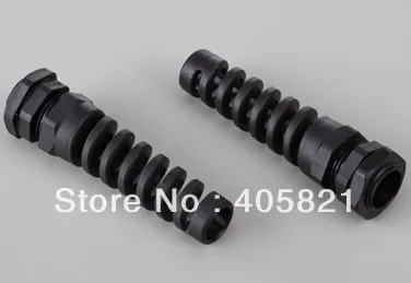 

PG09 nylon bending proof spiral cable gland For 4-8mm Cable Range