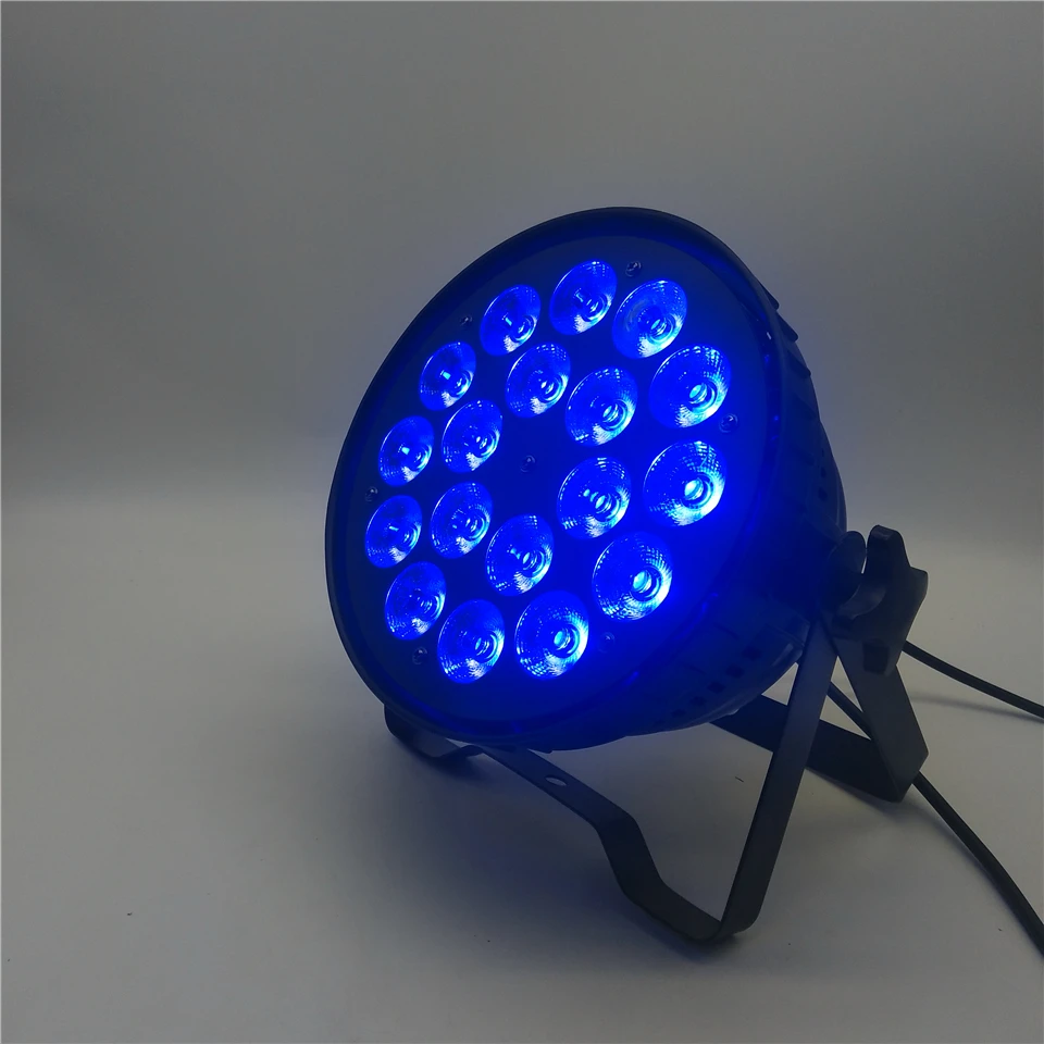 Кейс + 8 шт./18x12 Вт RGBW 4в1 светодиодный Par свет DMX512 сценический цветной панельный KTV
