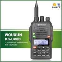 top rated dual display dual standby vhf uhf kg uv6d wouxun dual band transceiver