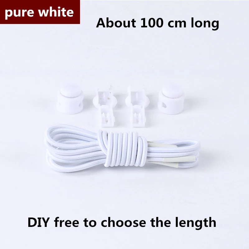 Adult Lazy Elastic Stretching Lock Lace Sneaker ShoeLaces Shoe Laces Shoestrings Fit Running/Jogging/Triathlone | Дом и сад