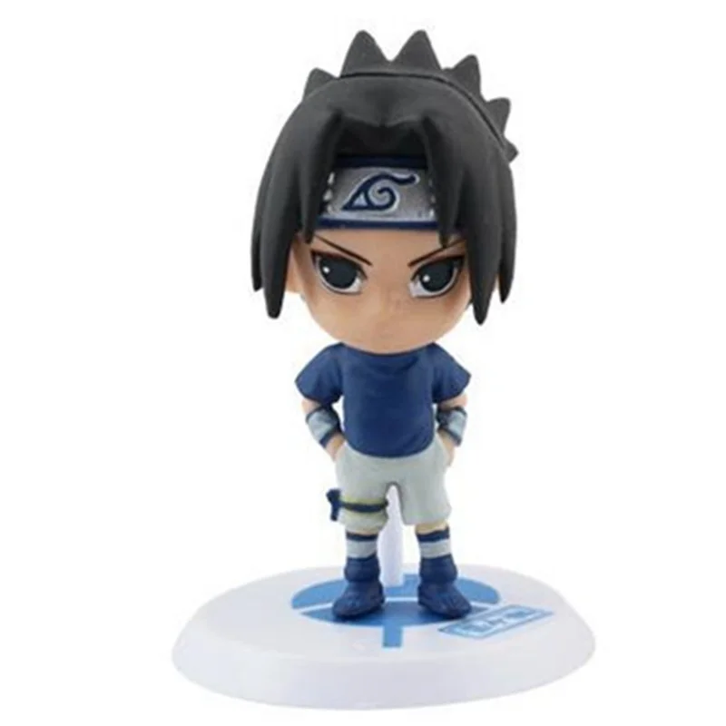 Sasuke B 23 стиля Наруто Фигурки игрушки для детей Акацуки деидара ПВХ Саске Какаши Итачи Гаара Коллекционные Фигурки Сакура 8 см - Цвет: Sasuke B