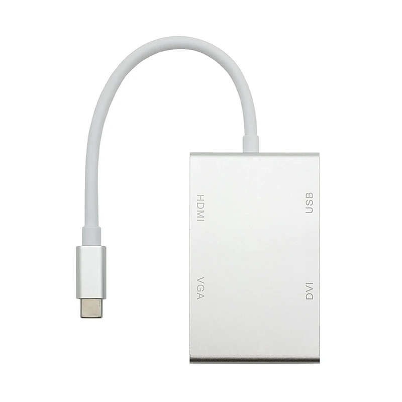 USB C HDMI VGA адаптер Тип к 4K 1080P 3 0 DVI видео конвертер для Macbook Google Chromebook Pixel ТВ HD tv |