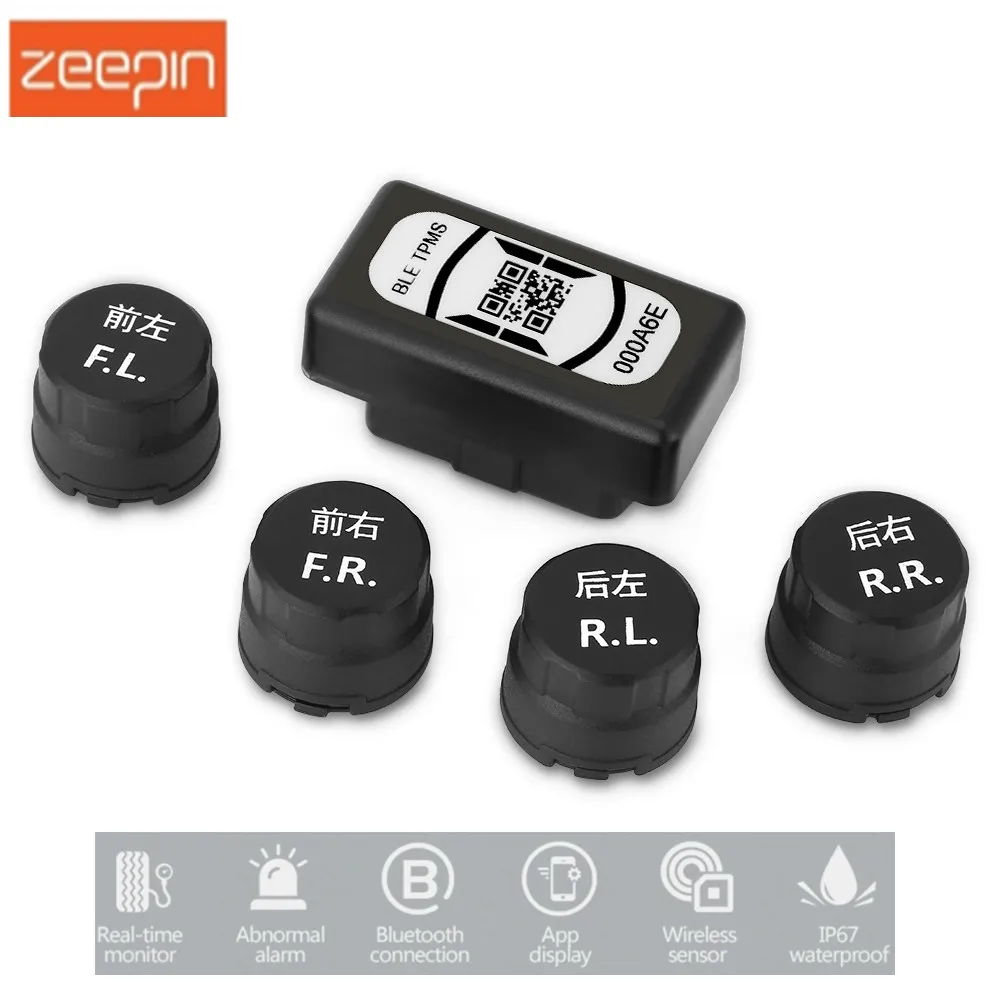 Zeepin VC601C BLE TPMS Bluetooth подключение Водонепроницаемый IP67 автомобильных шин Давление