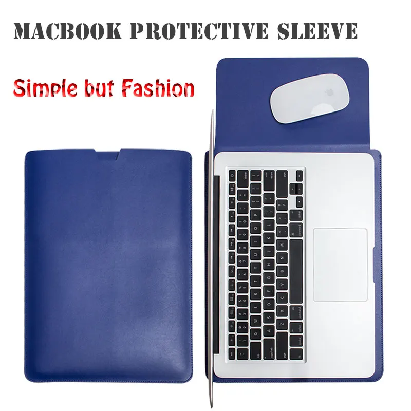 Кожаный чехол WALNEW для Apple Macbook Air 13 Pro 15 Retina 11 6 дюйма ноутбука сумка | Компьютеры и