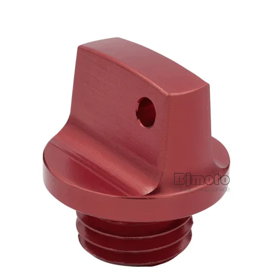 BJMOTO моторное масло M20* 2,5 для Honda Yamaha Kawasaki Ducati CNC алюминиевая крышка фильтра - Цвет: Красный