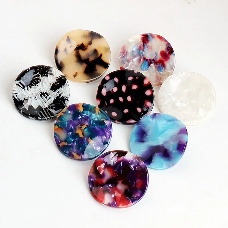 DIY Jewelry аксессуары Япония и Южная Корея ацетат Harajuku серьги круглой формы Форма d