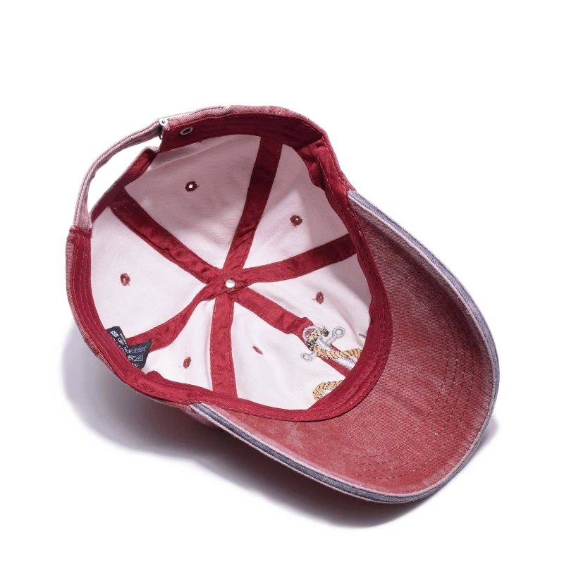 IOTTG Новинка бейсболка в винтажном стиле старый якорь пиратского корабля вышивка