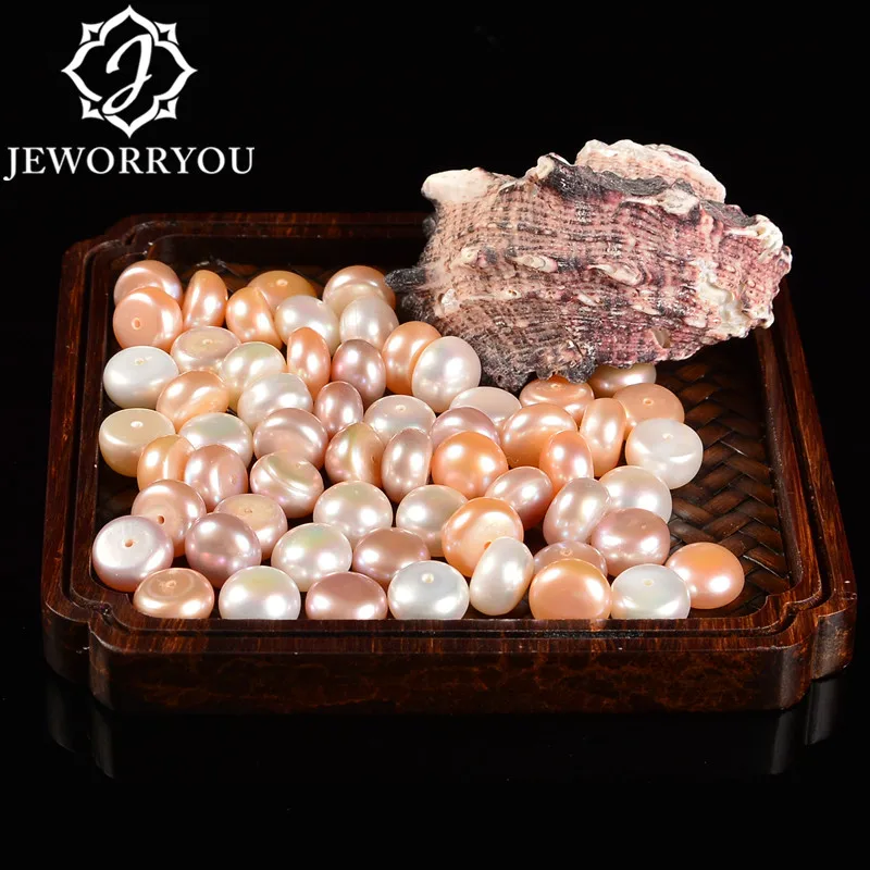 

AAA+pearl Scattered natural pearl beads DIY making earring of women freshwater pearls 4-12mm Half hole stone beads free shipping