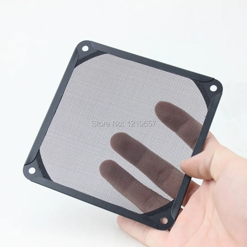 2 шт./партия алюминиевый Пылезащитный фильтр для вентилятора из нержавеющей