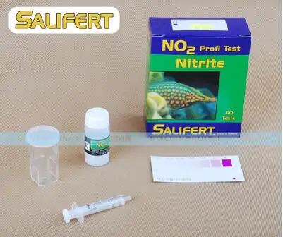 NO2 Salifert морская вода Коралловый Аквариум тест CA MG KH NO3 PO4 NO2 PH K SR B руководство на английском языке - Цвет: NO2