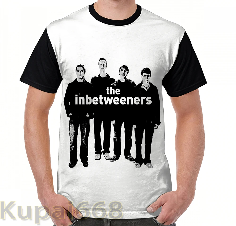 Забавная футболка с графическим принтом мужские топы футболки женские Inbetweeners