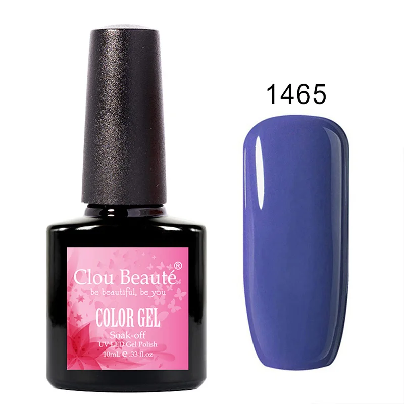 1465 Clou Beaute УФ гель лак для ногтей 10 мл Неоновый Цвет Гель-лак для ногтей впитывающий Гель-лак vernis полуперманентный uv 1579 - Цвет: 1465
