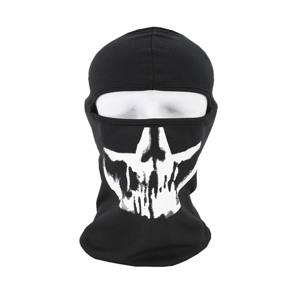 Тактическая Балаклава с 3d черепом для мотоциклистов полная маска лица теплый