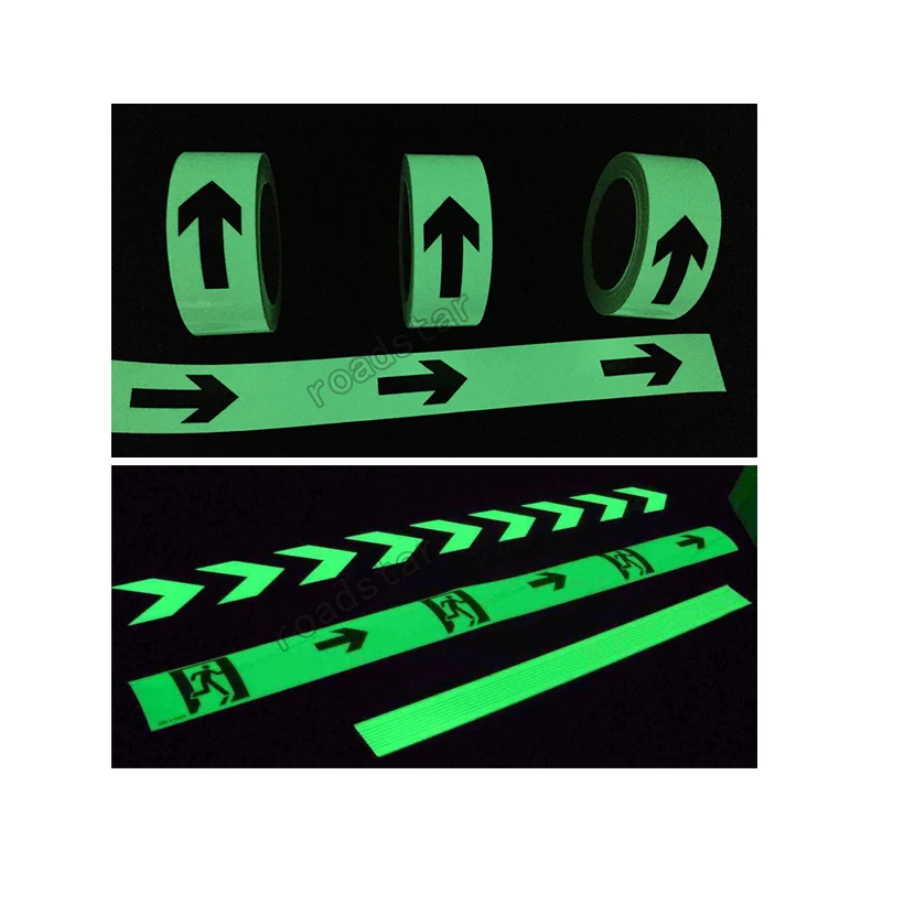 50mmX2m Photoluminescent Tape Glow in Tthe Dark Sticker Lasting 4 Hours Luminous film for Safety | Автомобили и мотоциклы