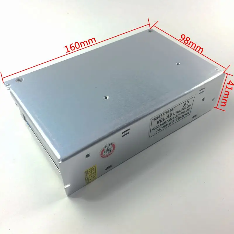 5V 10A 50W Power Supply Transformer Switching For Led Strip Light WS2811 WS2801 LED Pixel Module AC 110/220V TO DC Adapter | Лампы и