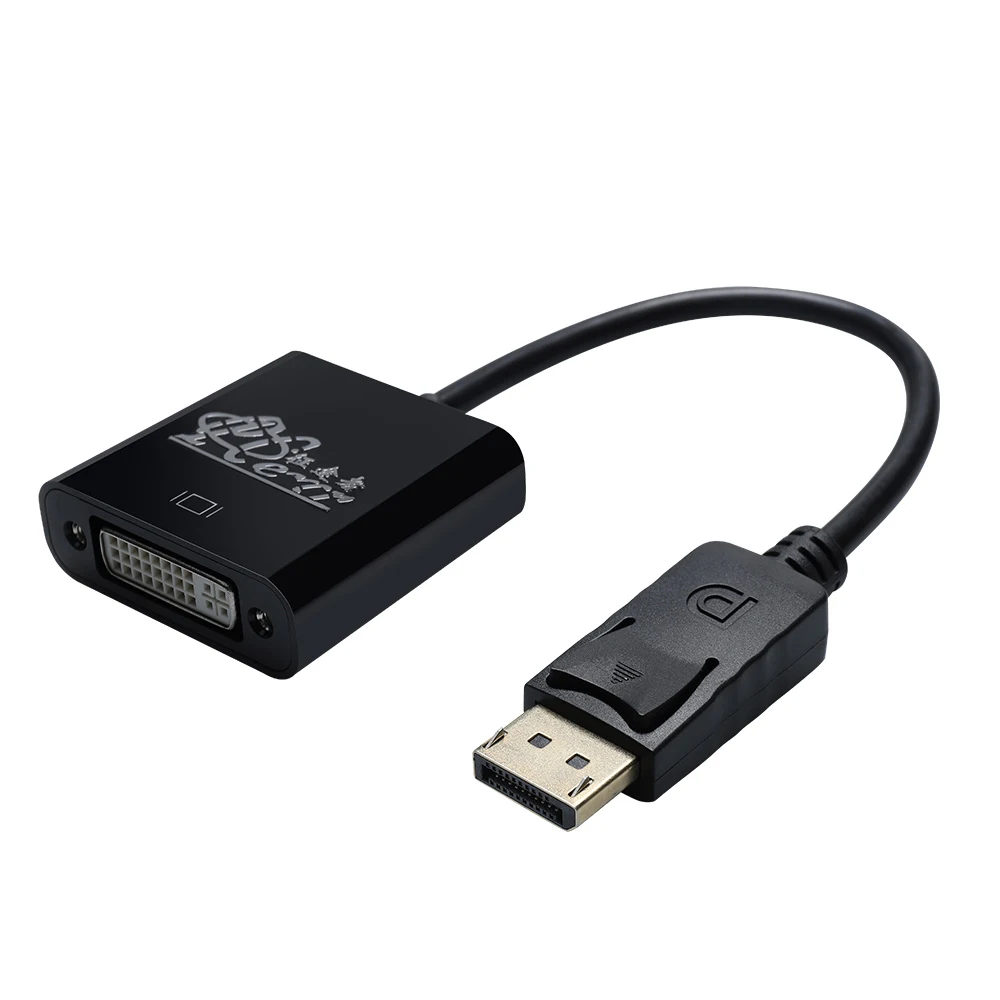 PCER DP донгл DVI 1080P к DisplayPort порт дисплея кабель адаптер конвертер |
