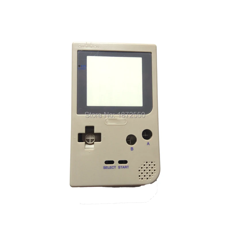 Популярные серые Цвет Замена игровой чехол Пластик основа крышка подходит GameboyGB