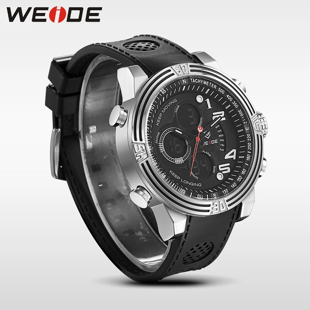 WEIDE 2017 новые кварцевые повседневные часы в стиле милитари несколько часовых