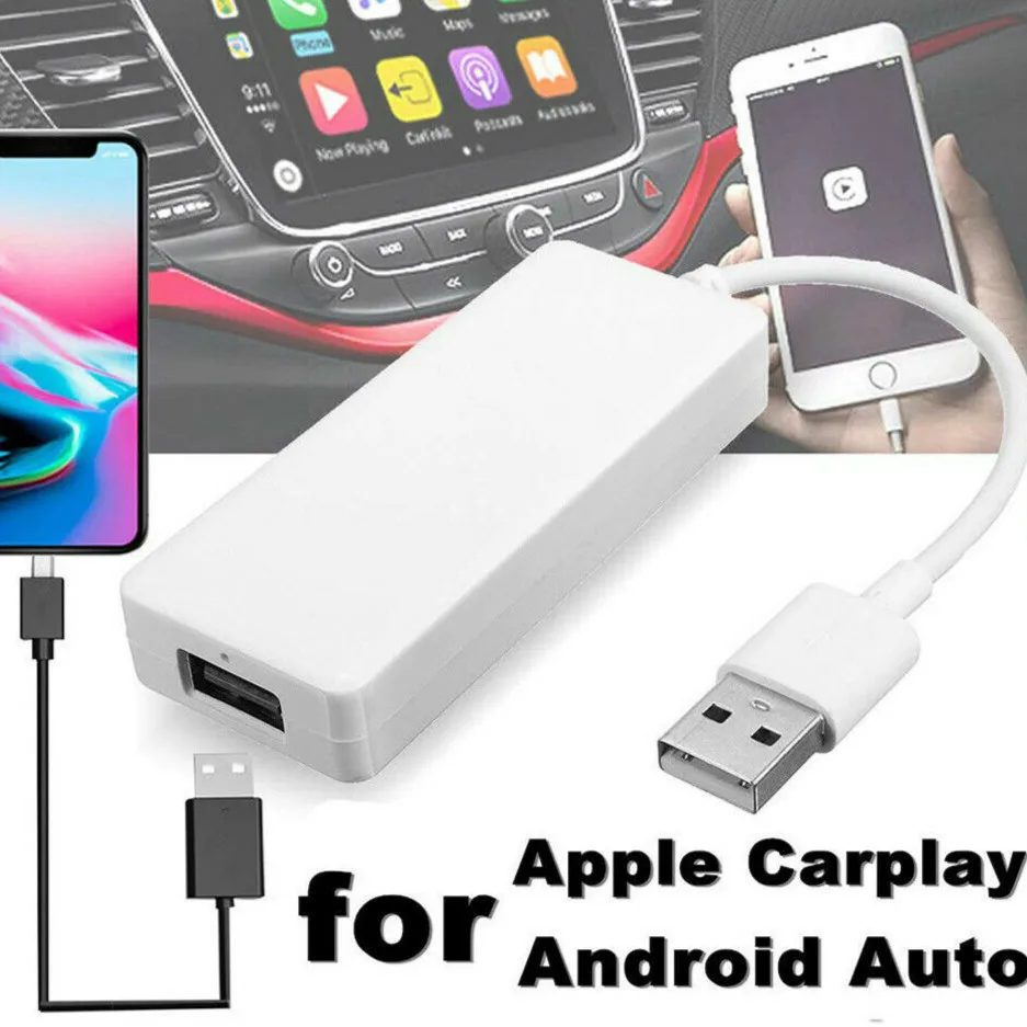 Автомобильный адаптер Carplay для Apple Android с автоматическим подключением