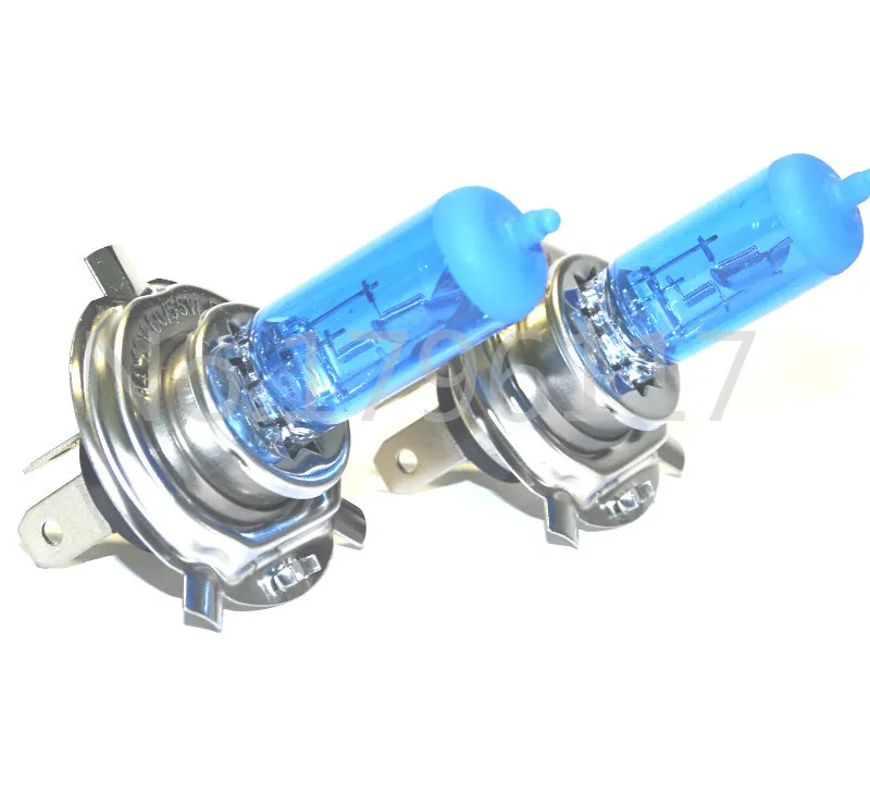 2 шт. H4 9003 HB2 P43T DC 12V 60 / 55W 5000K ксенона супер белый автомобильных фар Противотуманные